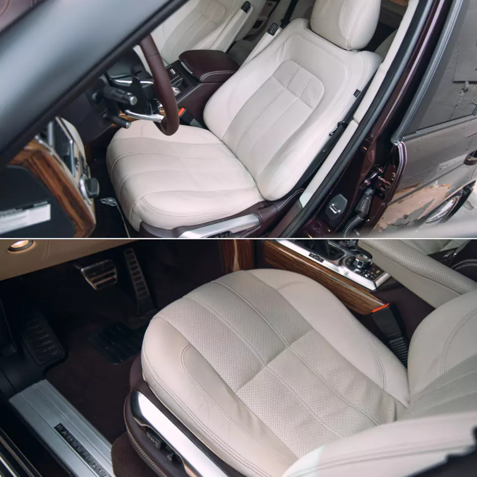 Комплексное восстановление Range Rover Autobiography Ultimate Edition! Кузовной ремонт и покраска, оклейка полиуретаном, шумоизоляция и акустика, выхлоп, детейлинг, пошив руля, крепления для планшетов